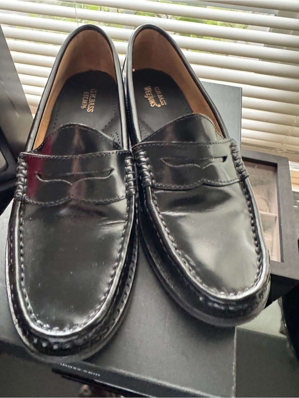 G.H. Bass & Co. Weejuns Blyth Women’s Black Penny Loafers